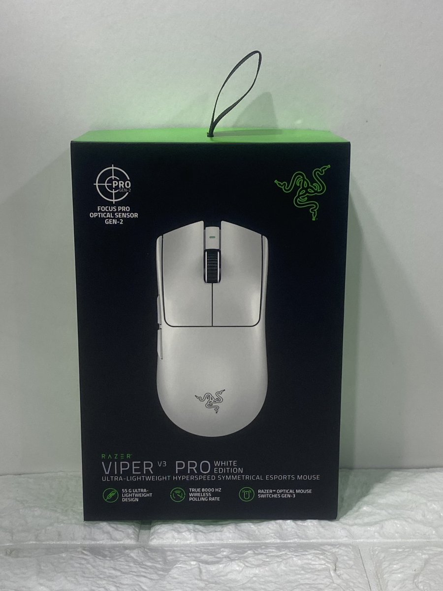 RAZER viper v3 pro ホワイト 買取させていただきました！ ゲーミング