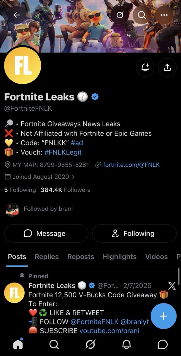starryrhinos's tweet photo. @FortniteFNLK @braniyt DONE https://t.co/HSaZ9bDG4n