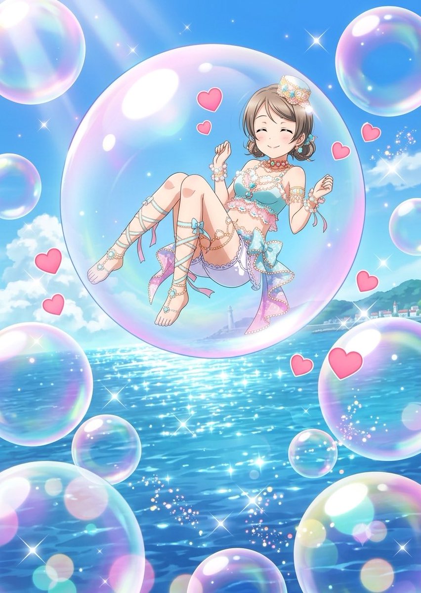 LL1k31's tweet photo. 曜ちゃんにはシャボン玉がよく似合います⛵️🫧

#AIイラスト #NanoBanana2 #GPTImage2 https://t.co/cqqU6cLpNr