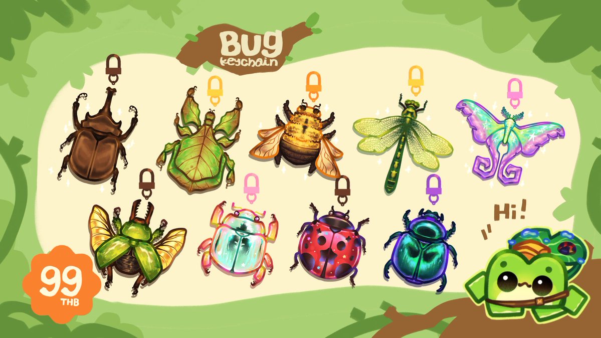 starfalls_camp's tweet photo. Starfalls camp new Keychain! 🎣🐞🌲
พวงกุญแจน้องปลาและแมลง มีตัวใหม่ๆมาด้วยครับ ( ตัววิ้งๆ ) 
ขายแล้ววันนี้ที่แรกที่งาน ACF at Central Ladprao 
11-12 กค. นี้ มาช้อปๆกันได้น้า มีโปรด้วยครับ !
#ACF #AsiaCollectiblesFestival https://t.co/1qtmwhD8K0