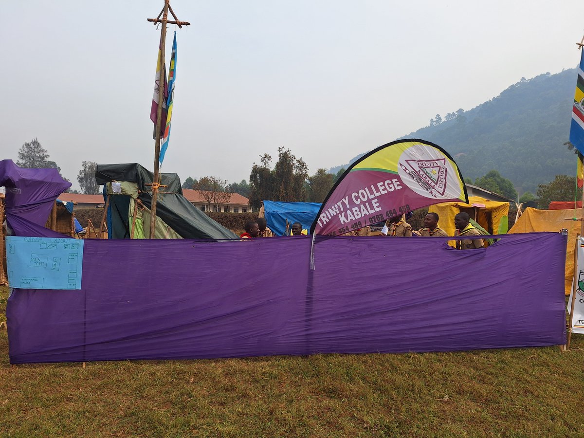 KabaleTrinity's tweet photo. "Be Prepared " The boys and girls scouts at District level Competitions at Kyanamira Playground For 4 day Camp @Ugandascouting Under the theme
Innovating Together For Peace And sustainable Communities https://t.co/blSCG1gtgI