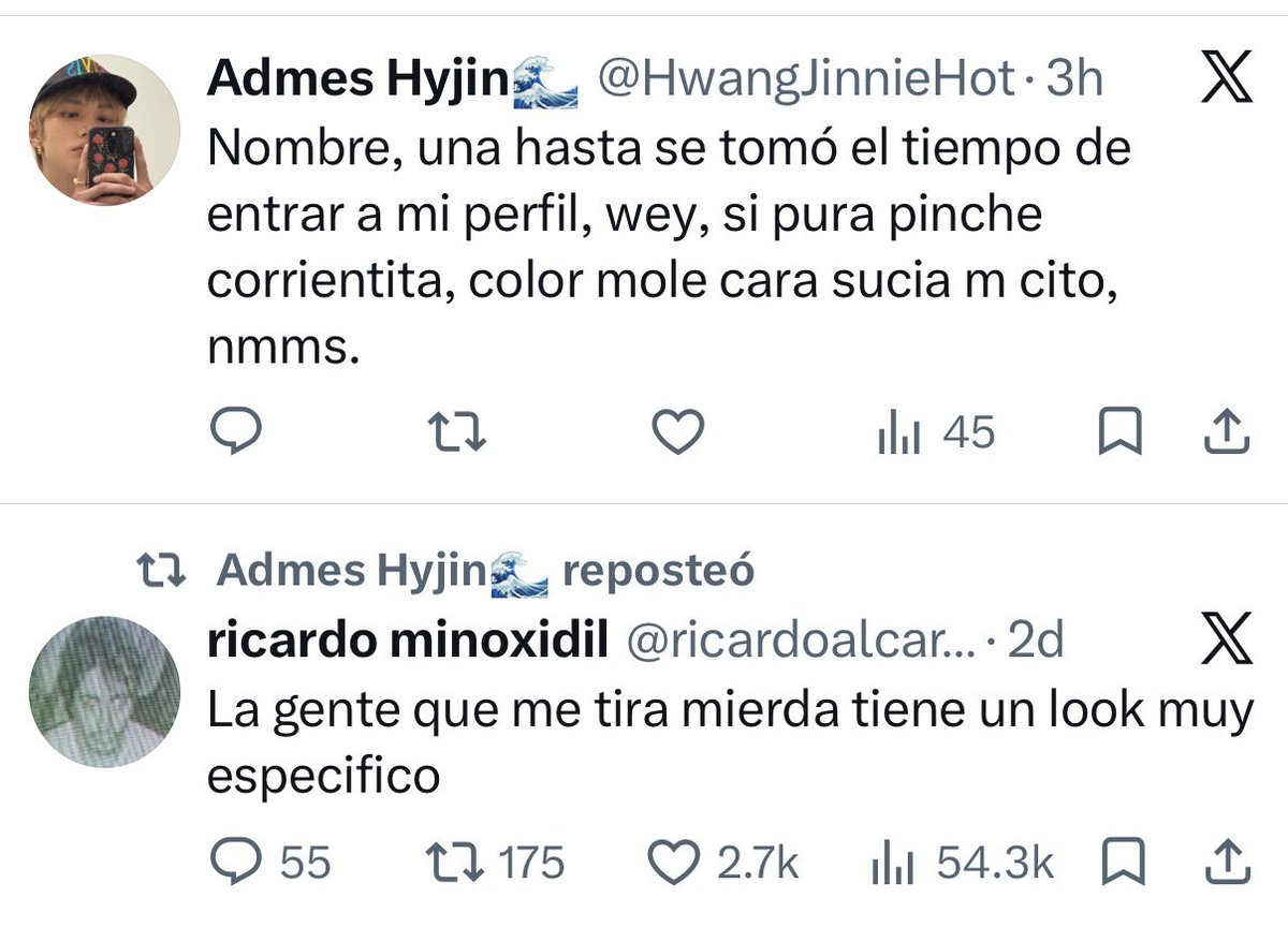 bahngminiverse's tweet photo. Imagínate ser tan ignorante que crees que llamar a alguien “color mole” y “corrientita” es un argumento y algo válido para defenderte. 
No solo te exhibiste como una clasista y racista, también dejaste claro que cuando te quedas sin nada inteligente que decir, recurres a la discriminación. Qué pena debe dar vivir con una mentalidad tan miserable y asquerosa.
