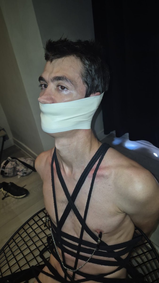 TiedAndGaggedRy's tweet photo. She can gags me everytime she wants it 😍 
#bondage https://t.co/weYaEtyPnl