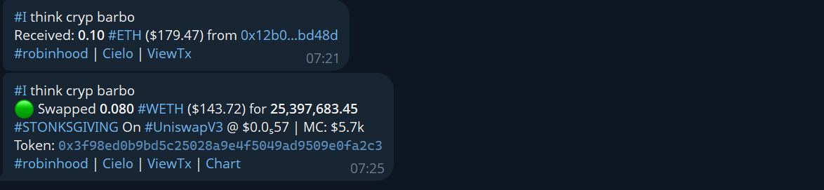 CryptChaz's tweet photo. Thats a first..... a wallet i track bought something I found $STONKSGIVING
0x3f98ed0b9bd5c25028a9e4f5049ad9509e0fa2c3 https://t.co/OfS2NTnPbZ