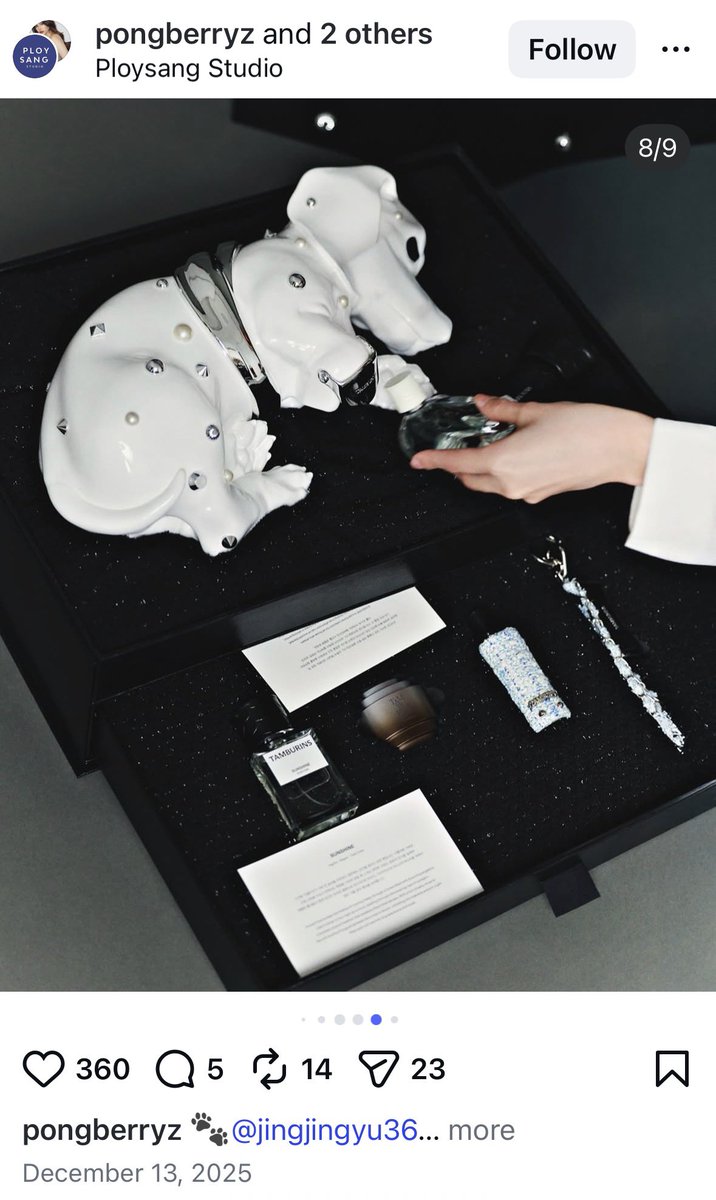 g4tewaydrug's tweet photo. Another package on Kibum’s table is from TAMBURINS. The detail is, I noticed influencers were all flexin' this TAMBURINS gift around early December last year when Kibum was on his US tour. I can't believe he kept it and is now showing both TAMBURINS and GM gifts together on his table... He's always so thoughtful and grateful, our sweet boy...😭❤️