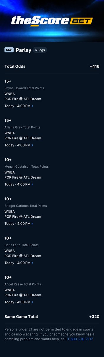 Calqc_'s tweet photo. Fire/Dream 4x

 @thescorebet https://t.co/bVgrLLHTJ4 https://t.co/A0Wv0knDl8