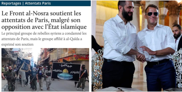 R_DeCastelnau's tweet photo. Ce type a été porté au pouvoir par un coup d’État organisé par la haute fonction publique socialiste, approuvé par l’oligarchie et réalisé par la haute fonction publique judiciaire avec le soutien de l’ensemble du corps des magistrats.
Mais était-il prévu dans le cahier des charges de ses mandants, qu’il se comporte comme la dernière des ordures ?
Cette parade et enamourée avec un égorgeur, organisateur des attentats du Bataclan alors que son mandat s’achève dans quelques mois, démontre définitivement, et s’il en était besoin, à qui nous avons affaire.
Il faudra juger cet homme sans faute.