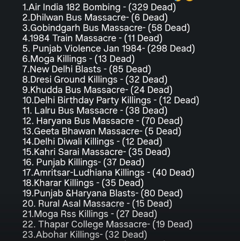 peshwaspeaks001's tweet photo. Thousands of Hindus were killed by Khalistanis, yet these Khalistanis are worshipped as saints in Punjab. https://t.co/wTxjvzxf0j
