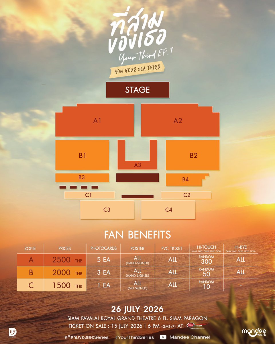 norniticket's tweet photo. รับกดบัตร #26นี้มีที่สามของเธอ

• ค่ากดเก็บหลังกดบัตรได้
• สอบถาม/จองคิว dm @norniticket

— มีรีวิว #/กดบัตรกับนอนิ รบกวนอ่านรายละเอียดทางร้านและกฎต่างๆ ที่ปักหมุดก่อนจองคิวนะคะ

#รับกดบัตรคอน #กดบัตรคอน #ที่สามของเธอSeries #YourThirdSeries https://t.co/EaBHCuoR6l