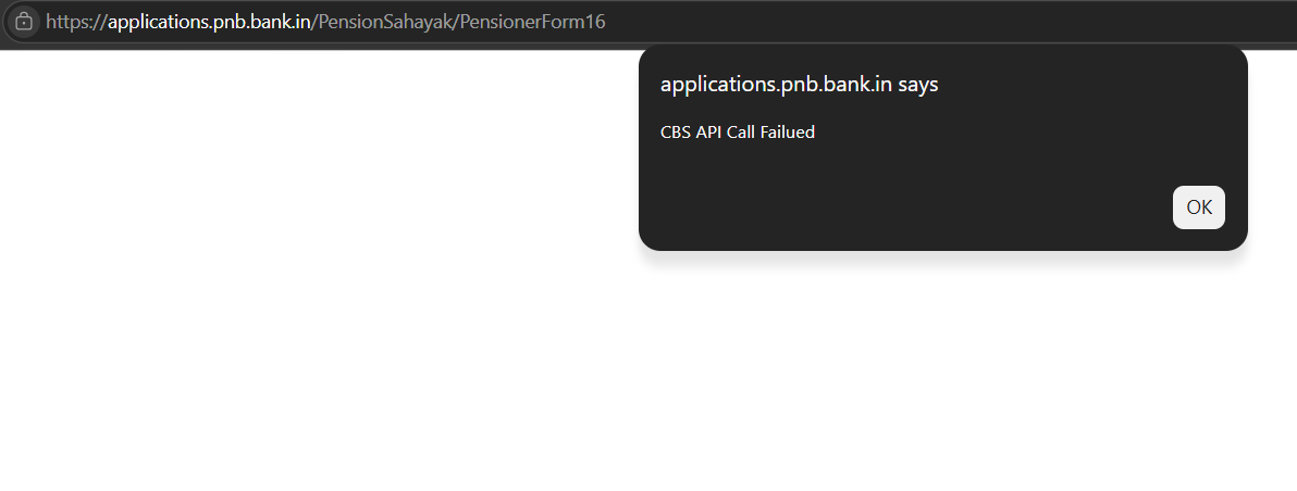 KunalBassi's tweet photo. if i click direct link to download FORM16 coming on Pension sahayak, then final download fails due to some API failure at last submit.
why @DOPPW_India these are not checked and why are pensioners harrassed by such bad services provided by PNB bank?
Can pensioners handle this? https://t.co/js1MW6uAya