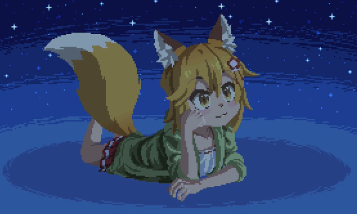 KitsuneSenko428's tweet photo. The moon is beautiful, isn't it, Senko? 🧡🦊 https://t.co/h62ysQPCMH