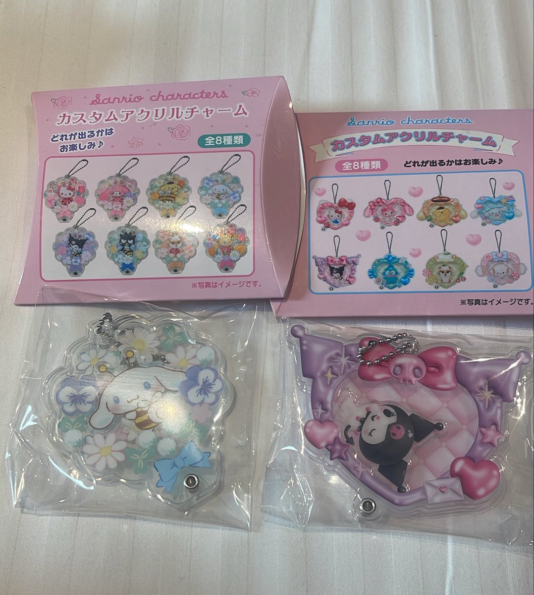 hssh0615's tweet photo. 【交換】サンリオ シークレットカスタムアクリルチャーム フラワー

【譲】クロミ　シナモロール
【求】コロコロクリリン

なるべく同種同士での
都内手渡しor郵送交換を希望いたします。
検索からもお気軽にお声がけください。 https://t.co/QsgdJQB7du
