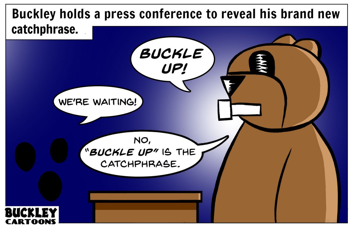 BuckleyCartoons's tweet photo. #Reveal #CatchPhrase #PressConference #Cartoon #Beaver https://t.co/OMDSff36ob