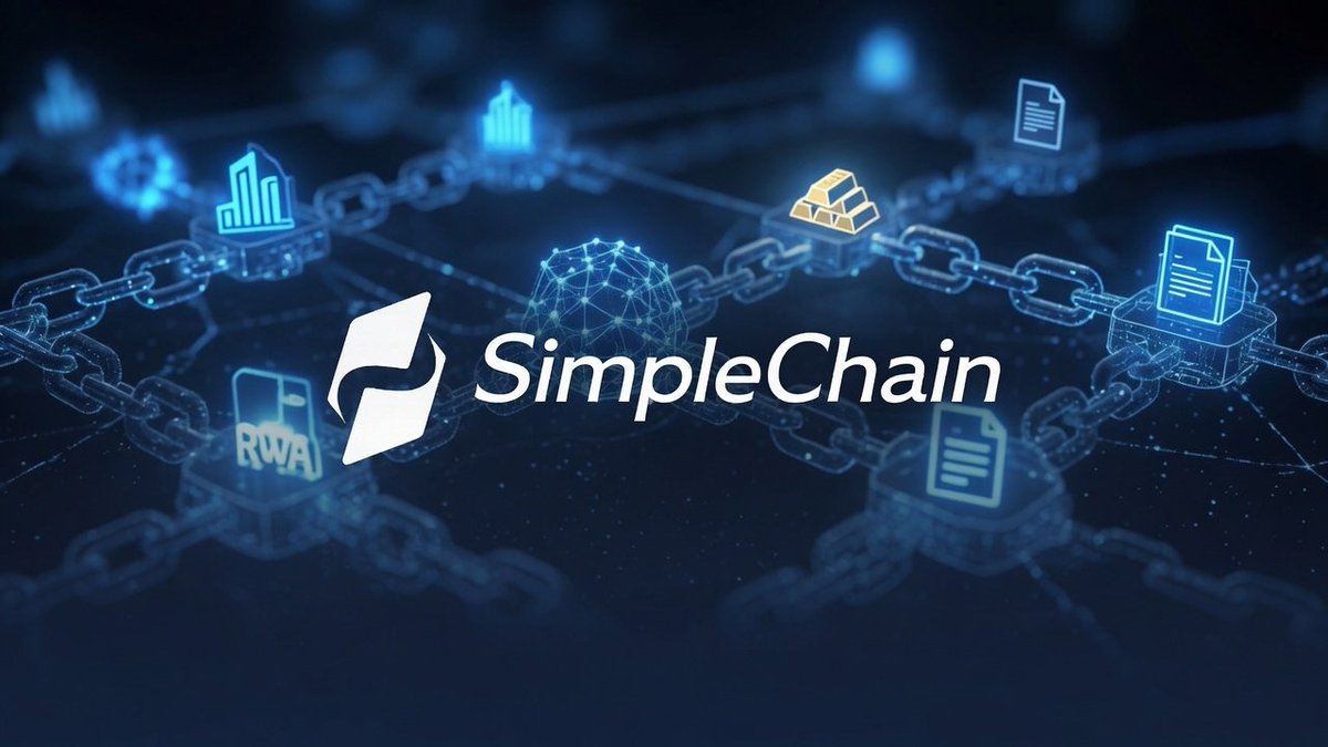 Michael077dc's tweet photo. The value of @SimpleChain_RWA lies not in just another blockchain or token, but in creating a ready made legal and technical infrastructure. They are building a bridge that allows major fintech companies and traditional funds to securely move their trillions in assets onto the blockchain.