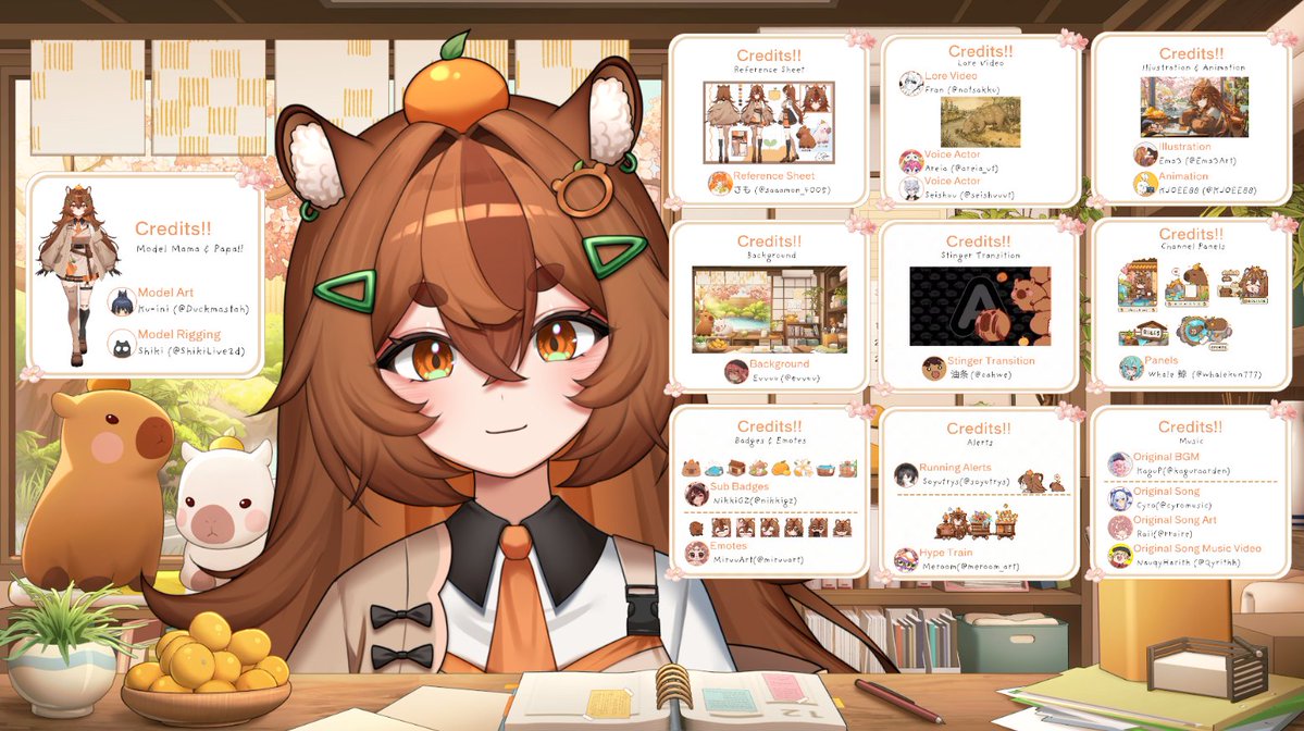 Mikan ♨️🍊 Capybara Vtuber tweet media