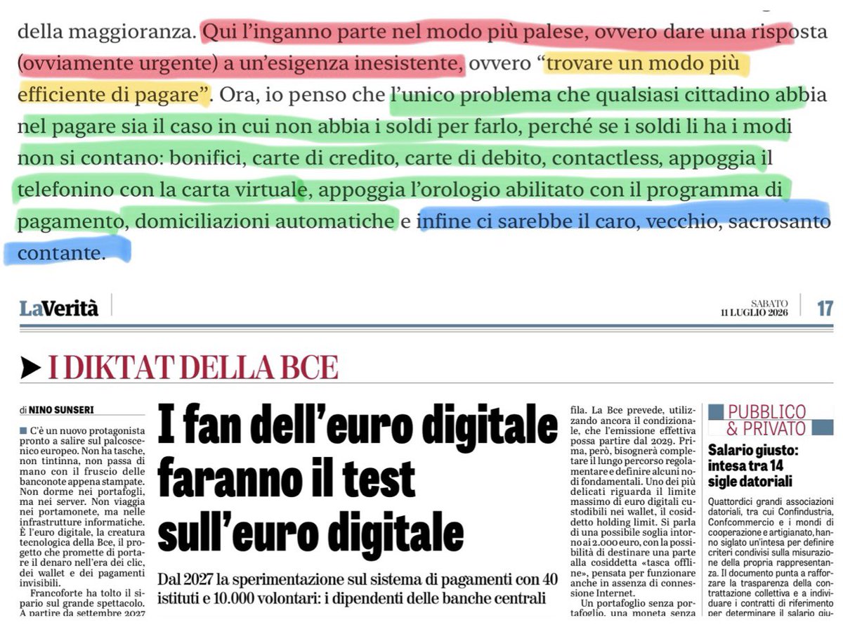 maryfagi's tweet photo. Ricordate come #Amato prelevò il 6x1000 dai cc degli ita per la “tassa europea”?
Ora, se #lunione ritenesse urgente effettuare un prelievo forzoso per.. scegliete voi - ecco - hanno trovato il modo più efficiente per farci pagare!
#NoEuroDigitale
@FratellidItalia @forza_italia https://t.co/t57AtopECI