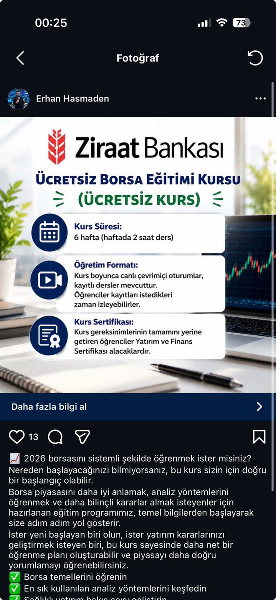 erhanhasmaden's tweet photo. Arkadaşlar merhaba herkese iyi bir hafta sonu diliyorum🙌🏻

Instagram ve Telegram üzerinde adıma/fotoğraflarıma sahte (fake) hesaplar açıldığını söyledi arkadaşlar .Benim bu platform dışında herhangi bir aktif hesabım yoktur. Sizden ricam, gelen mesajlara veya taleplere itibar etmeyip bu hesapları şikayet etmeniz. Hayatım boyunca ne Instagram ne de Telegram kullanmadım ‼️ Teşekkürler!
#cumartesi