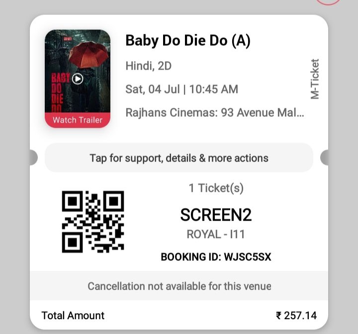 IAMINDIAN_78's tweet photo. Really disappointed with @bookmyshow They lure customers with "cashback" offers, but when you actually book using the eligible promo code, nothing gets credited.I booked 2 tickets using the Amazon Cashback promo code exactly as instructed, and I haven't received a single penny. https://t.co/GWEciJhxsm