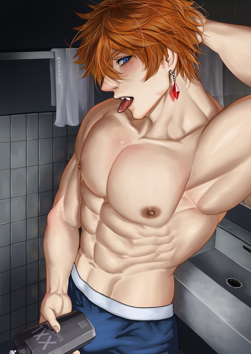 WaterMe10n_uwu's tweet photo. #Tartaglia #Childe 
ไม่รู้จะวาดอะไร https://t.co/jqNZuQf0l7