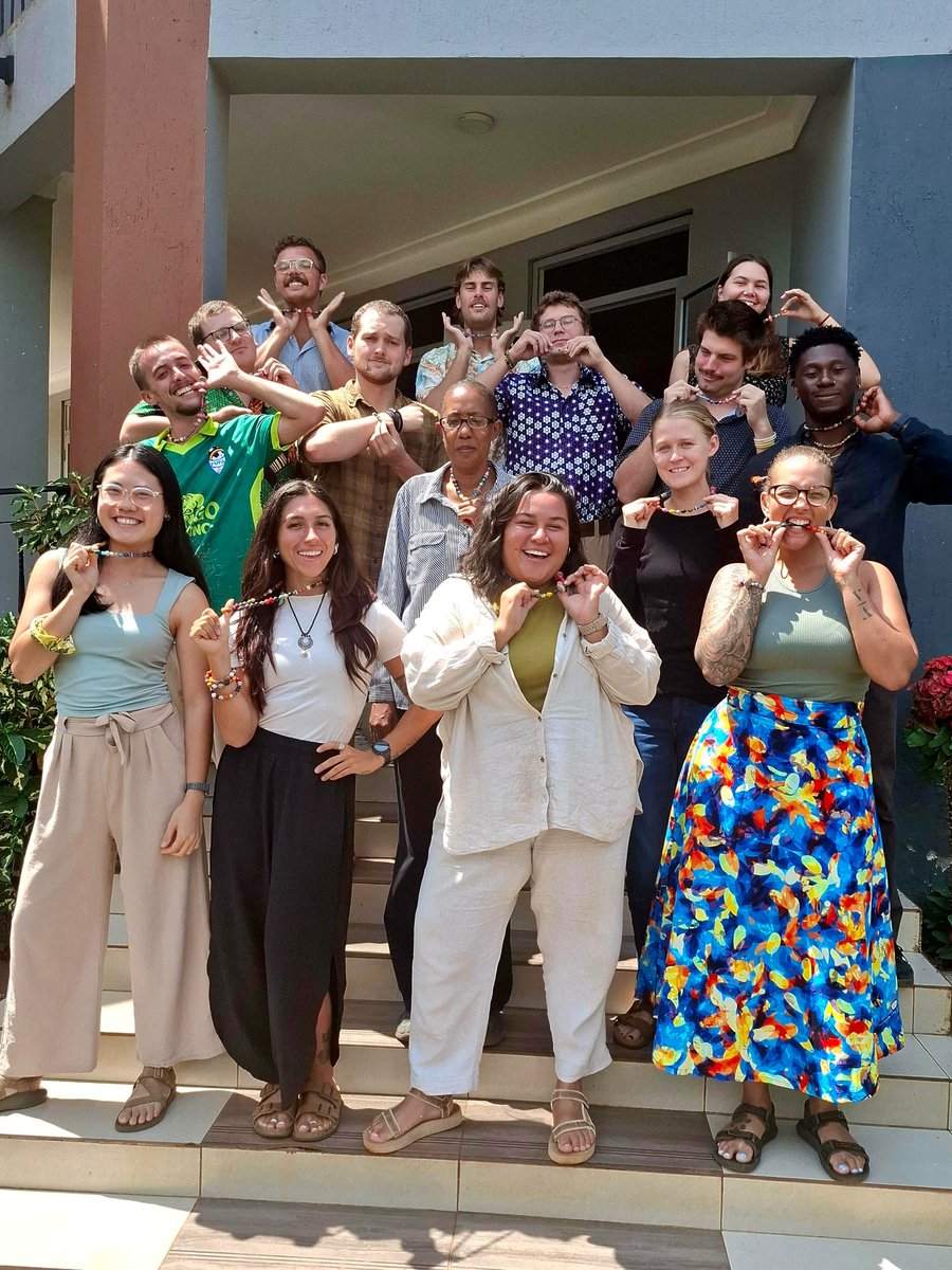 pcuganda's tweet photo. This week, we celebrate the Close of Service for Peace Corps Uganda Volunteers (2024–2026). 🇺🇬✨

Today’s highlight: Beads of Service 📿 Each bead represents a memory, challenge, joy or moment of growth from their two-year journey. 💛

#PeaceCorpsUganda #BeadsOfService https://t.co/5UMkKwjJaO