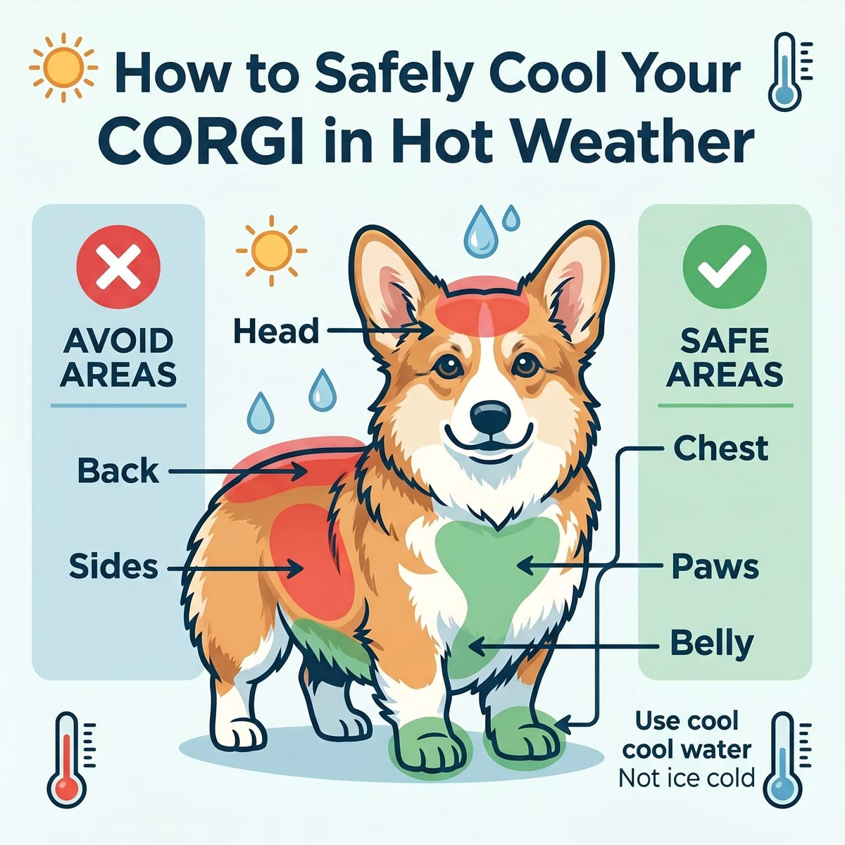 JosephineK1761's tweet photo. How to safely cool your corgi in hot weather..
#CorgiPride #CorgiClub #Corgis #CorgiAdventures #CorgiFun #PrincessWelshCorgi https://t.co/ZtT2marMal