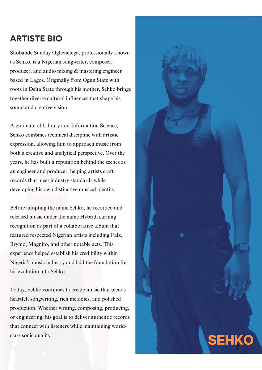 olaoluwasanmi's tweet photo. Ladies and Gentlemen of X, allow me introduce you to our ROOKIE BRAND of the Month of July: @GeneralSehko 

Listen to Jo here:👇🏼
https://t.co/brSbSdDg94

cc @rookie_brand @boi_kuti8 @Brezzy_Smalls https://t.co/oc693GpfBm