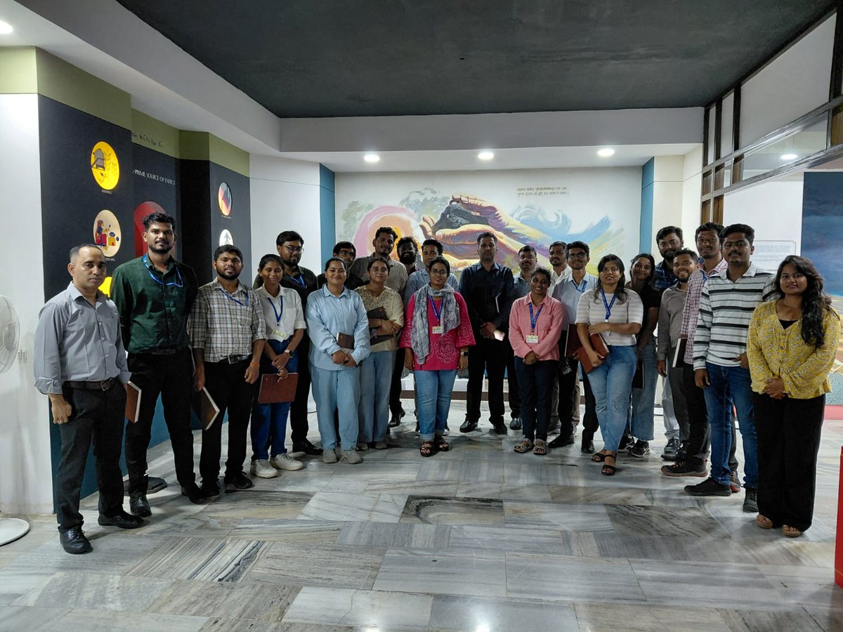cmpdil's tweet photo. A batch of 20 trainee geologists from the 49th OCG Batch-D visited the Coal Characterization Laboratory (CC Lab) at CMPDI (HQ), Ranchi, on 06.07.2026 to gain practical exposure to advanced coal characterization techniques.

During the visit, the trainees were introduced to various state-of-the-art chemical and petrographic analytical techniques employed at the laboratory. They received detailed demonstrations on coal sample preparation involving crushing and pulverizing, followed by sophisticated analyses such as band-by-band analysis, overall seam analysis, Gross Calorific Value (GCV) determination, etc, and microscopic maceral examination using advanced coal petrographic microscopes.

The group also visited CMPDI's Earth Science Museum a state-of-the-art Geological Museum, where geological information, mineral resources, and contemporary mining practices are showcased through interactive audio-visual and 3D displays. The faculty members accompanying the trainees expressed their appreciation to CMPDI for organizing an informative and enriching technical visit.

@kishanreddybjp @satishdubeyy @CoalMinistry @CoalIndiaHQ