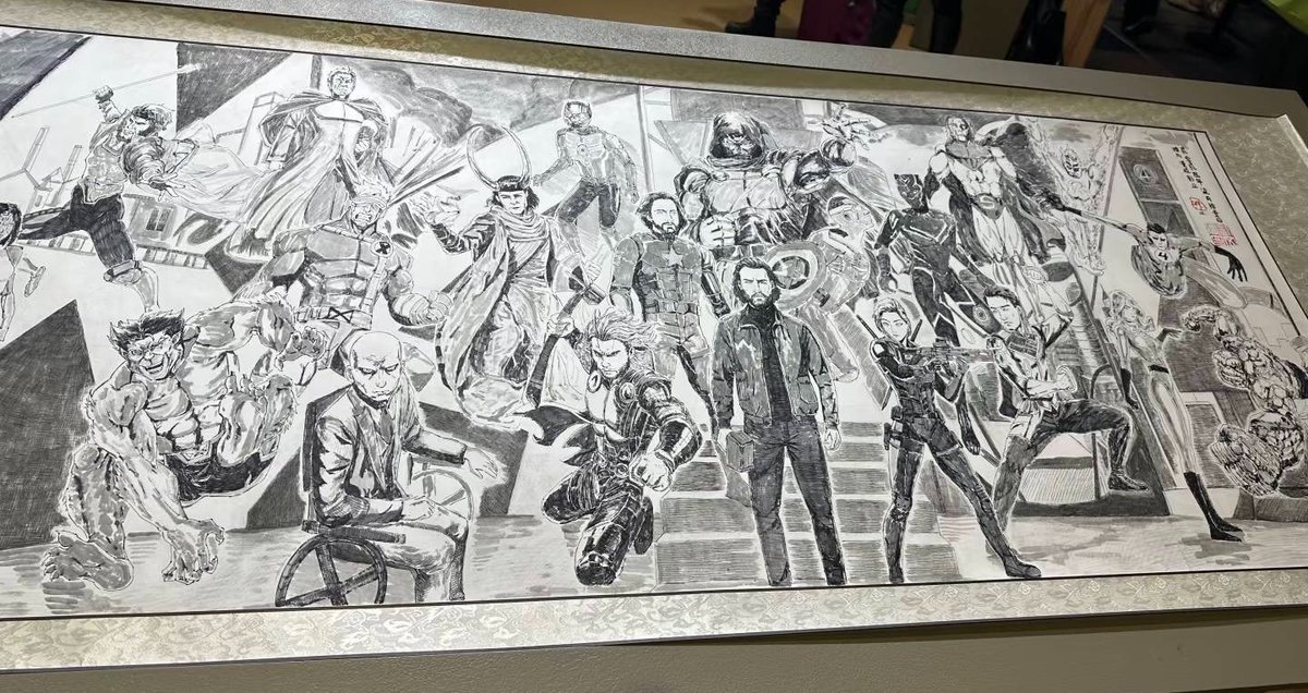 joaoguillll's tweet photo. 🚨 NOVA ARTE CONCEITUAL DE AVENGERS DOOMSDAY EXIBIDA NA SHANGHAI EXPO.

OLHA O LOKI, O PRIMEIRO VISLUMBRE QUE A GENTE TEM DELE NO FILME https://t.co/kyL3A6vuzi