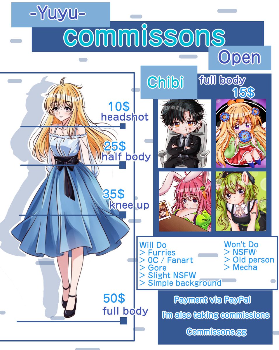 lYuyul27's tweet photo. Finally, after all this time💞
I am officially up and running! https://t.co/hV0vLj2HyE will be my main space for taking commissions🫶

Here is my portfolio if you’d like to take a look (⁠◕⁠ᴗ⁠◕⁠✿⁠)
Thank you for your support and help♥️♥️

#commission https://t.co/sNnUMJYQGr