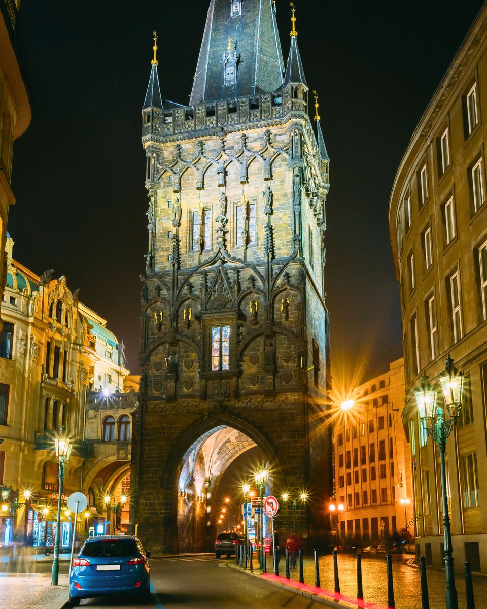 travolax's tweet photo. Prague at night looks borrowed from a fairytale. https://t.co/4dlUnsOuQf