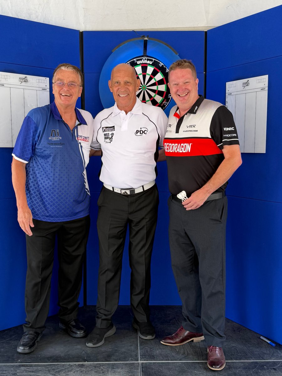KDeller138's tweet photo. Our office for Day 3 at the Home Of Racing @newmarketraces with my good friends @Russ180 and @Colinjawslloyd. The big race the July Cup and come over for a 9 dart challenge 🐎🐎🎯🎯🐎🐎🎯🎯 https://t.co/1z8mmTrahm