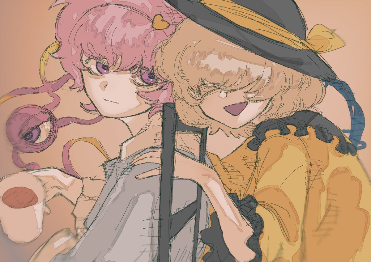 Suuuuuun6_6's tweet photo. 古明地さとり　古明地こいし
#東方Project https://t.co/V3FHi8LEwX