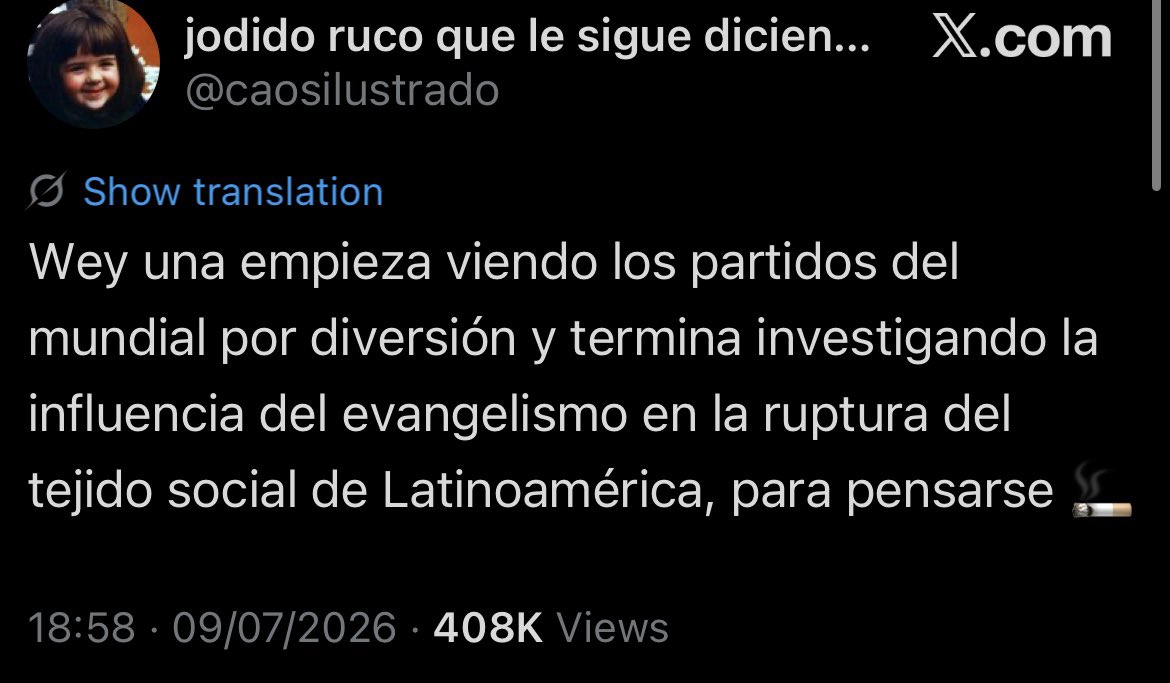 agus_zelada's tweet photo. los brasileros me rompieron la psiquis con esto del cristianismo evangélico , va mini reflexión https://t.co/8cLkBB6AlU https://t.co/YoXsCisFp7