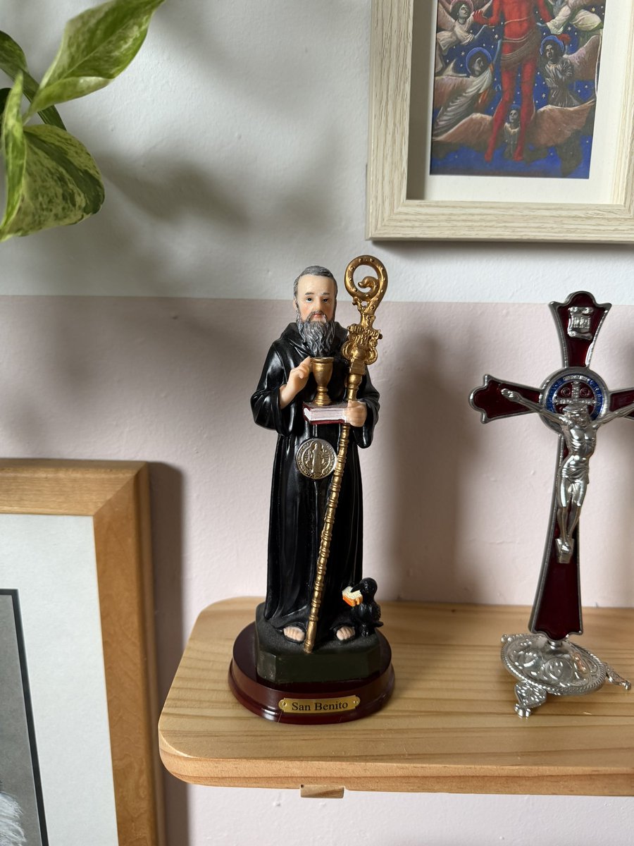brshepardsbbs's tweet photo. Blessed Feast of our Holy Father, St. Benedict, all.

May his wisdom teach us stability in a restless world, humility in a noisy one, and the courage to seek Christ in the ordinary things of every day.

St. Benedict, pray for us. https://t.co/Gwz5qil24f
