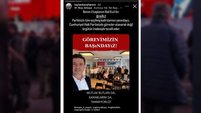 TKRgazete's tweet photo. Butlancıya oğlundan tepki.

Mutlak butlan yönetimi, CHP Muğla İl Başkanı Nail Kızıl'ı görevden alarak, yerine Halil Karahan'ı atamıştı.

Halil Karahan'ın oğlu Taylan Karahan, Nail Kızıl'a destek paylaşımı yaptı.
