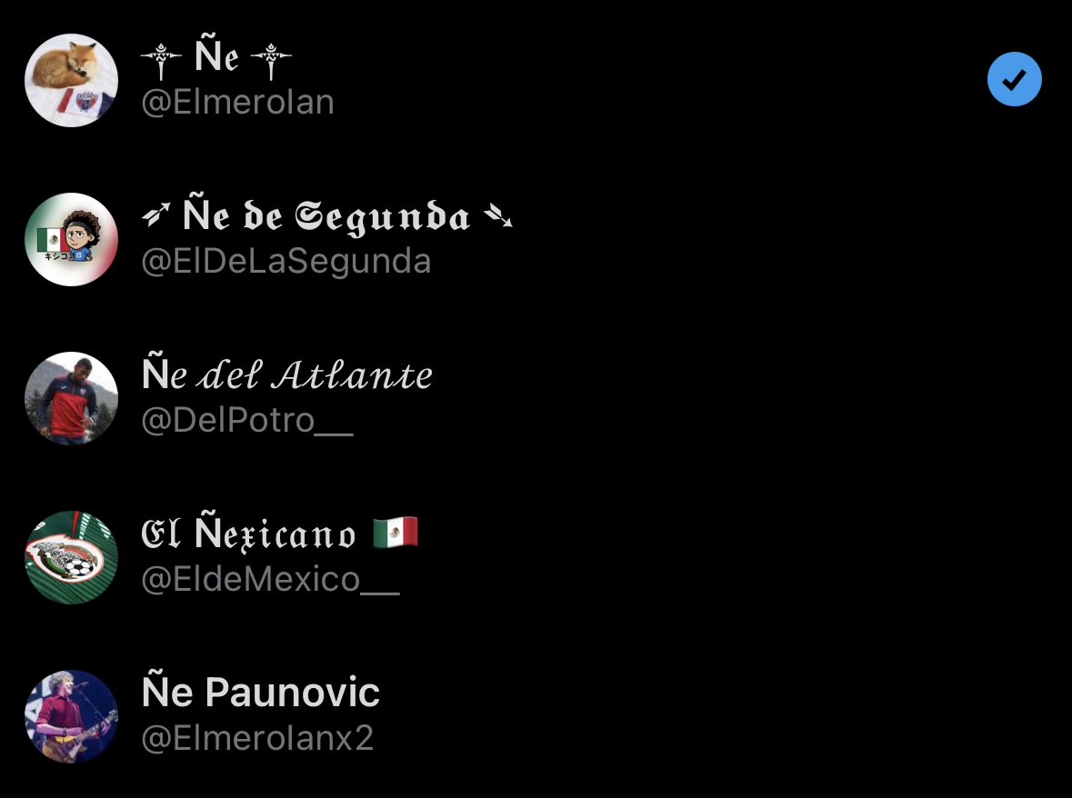 ElDeLaSegunda's tweet photo. Bueno, mi gente. Estas son mis Cuentas.

1.- @ElmeroIan: Cuenta Principal. RT de zorros y demás cosas.

2.- @ElDeLaSegunda: Ni más que decir, la estrella de todo. Segunda División.

3.- @DelPotro__: Cuenta únicamente para los Atlantistas que me siguen.

4.-@EldeMexico__: Cuenta que reviví recién, habrá cubrimiento de México en sus diferentes Competiciones.

5.- @ElmeroIanx2: Cuenta respaldo.

siiiiganme.