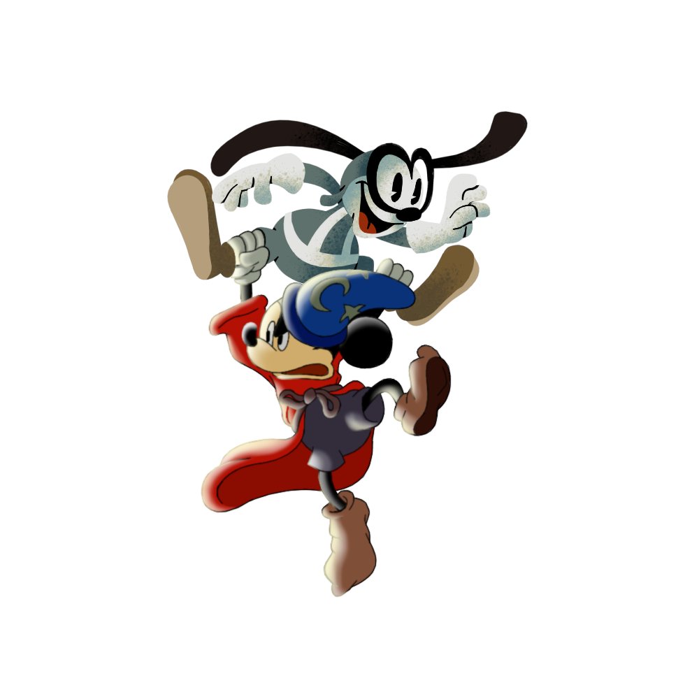 SaMucka2004's tweet photo. (Speedpaint) Media Log - Epic Mickey
21 - Mickey (Sorcerer's Apprentice) and Oswald (Gremlin Costume)
#speedpaint #fanart #art #mickeymouse #oswald #oswaldtheluckyrabbit #mickey #epicmickey #disney #disneyfanart #epicmickeyfanart https://t.co/PUJOsgATkv