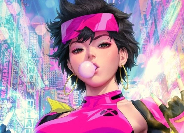 UncannyBeauty's tweet photo. I'm sorry but I need them to give Jubilee a rework with her look, like it's really not giving me Jubilee at all and I don't like that. Feel like @MarvelRivals did a copy and paste look. https://t.co/Qx6co4Apqr