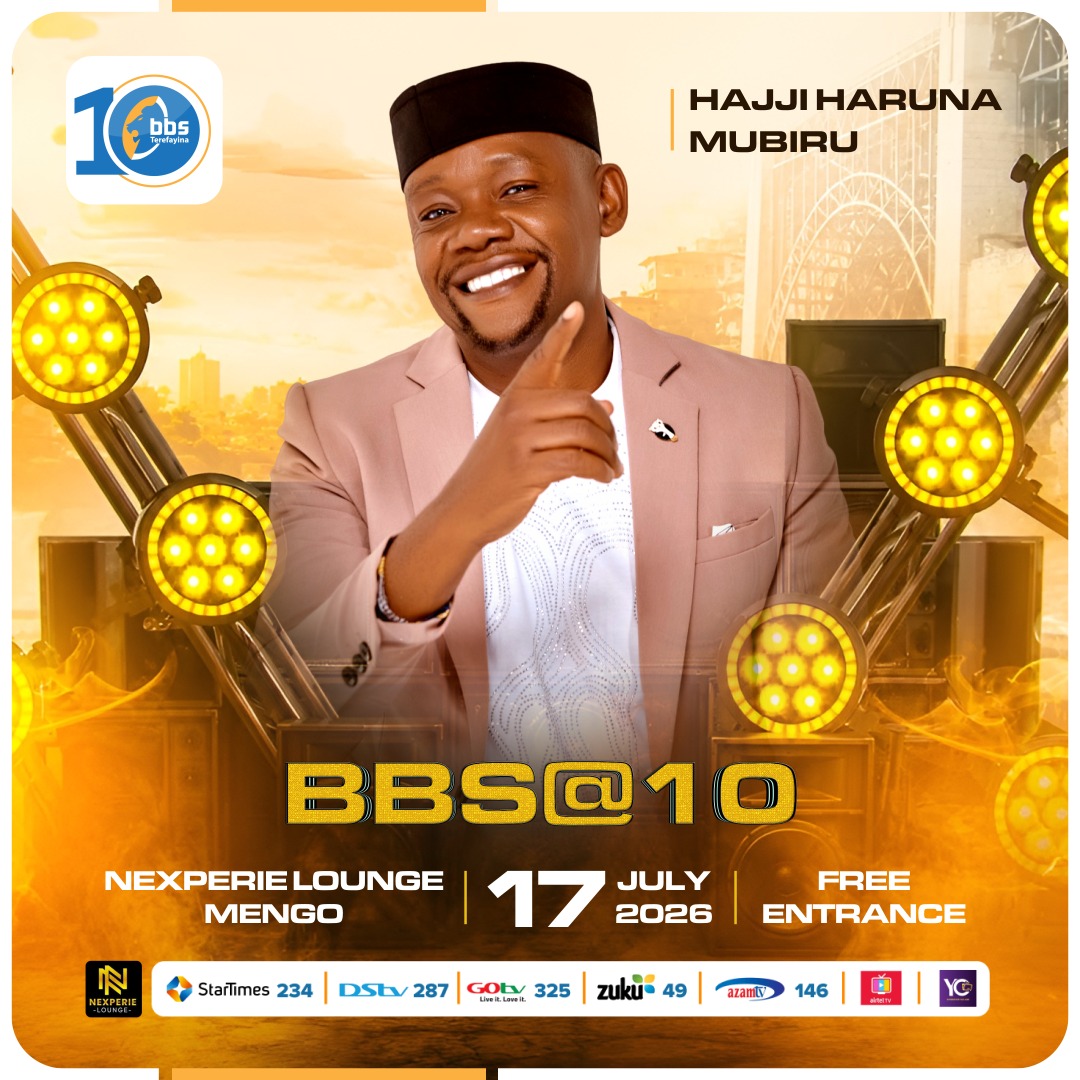 bbstvug's tweet photo. Nga 17 ku Lwokutaano lwa Ssabbiiti ejja tugenda kusula ku Nexperie Lounge e Mengo  nga tujaguza emyaka 10 egya BBS Terefayina . Eby'okulya eby'okunywa bigenda kubeera bingi nnyo eno nga bwonyumirwa abayimbi  abenjawulo . Tugenda kukuwa akawungeezi akaseneekerevu. #BBSAt10 https://t.co/hdnMOBuGS0