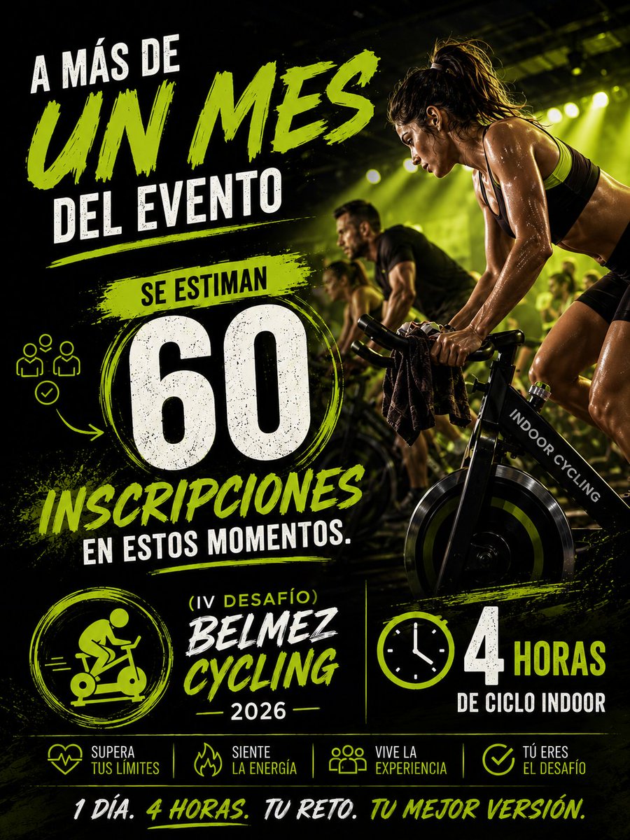 Juli_Rome_'s tweet photo. Buenos días chicos ... ¿ qué pasa, vamos a por más ? 💪🏻

"IV Desafío Belmez Cycling 2026" https://t.co/8AgpTTjxFC