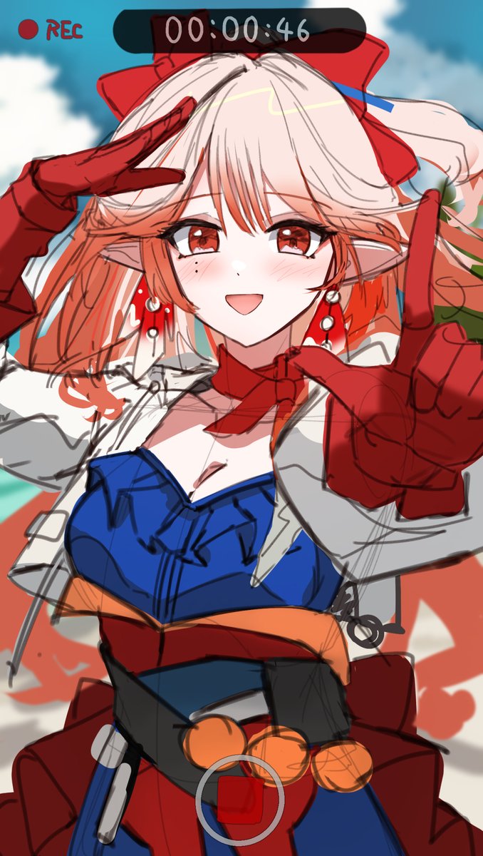 Nagisanote's tweet photo. クリームソーダとシャンデリアMMDのショートを見てから頭の中がずっとこれだった https://t.co/QFwyyqdPsU