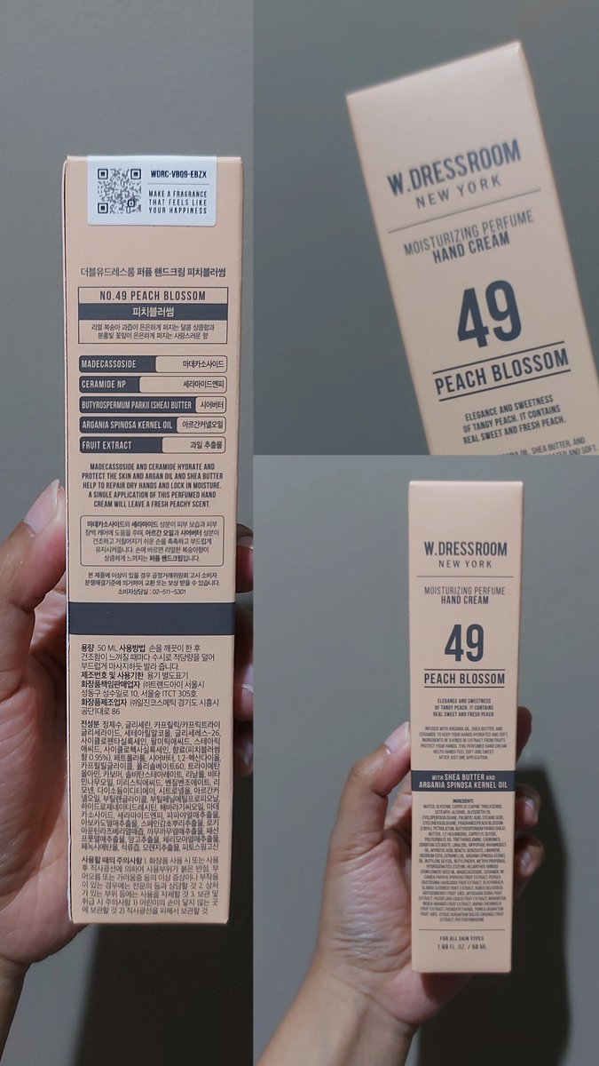 niess93's tweet photo. WTS Hand Cream W.DRESSROOM Peach Blossom. Bau peachnya enak menurutku, bau paling fruity diantara brand lain. Pake dikit aja tangan lembap puol. 
Harga : Rp 120.000 (belom sama ongkir)
Mau C.O pake Shopee bisa. Nanti ku drop linknya ya ✨️🫶🏼

#wts #handcream #koreanlotion https://t.co/034bG9hfry
