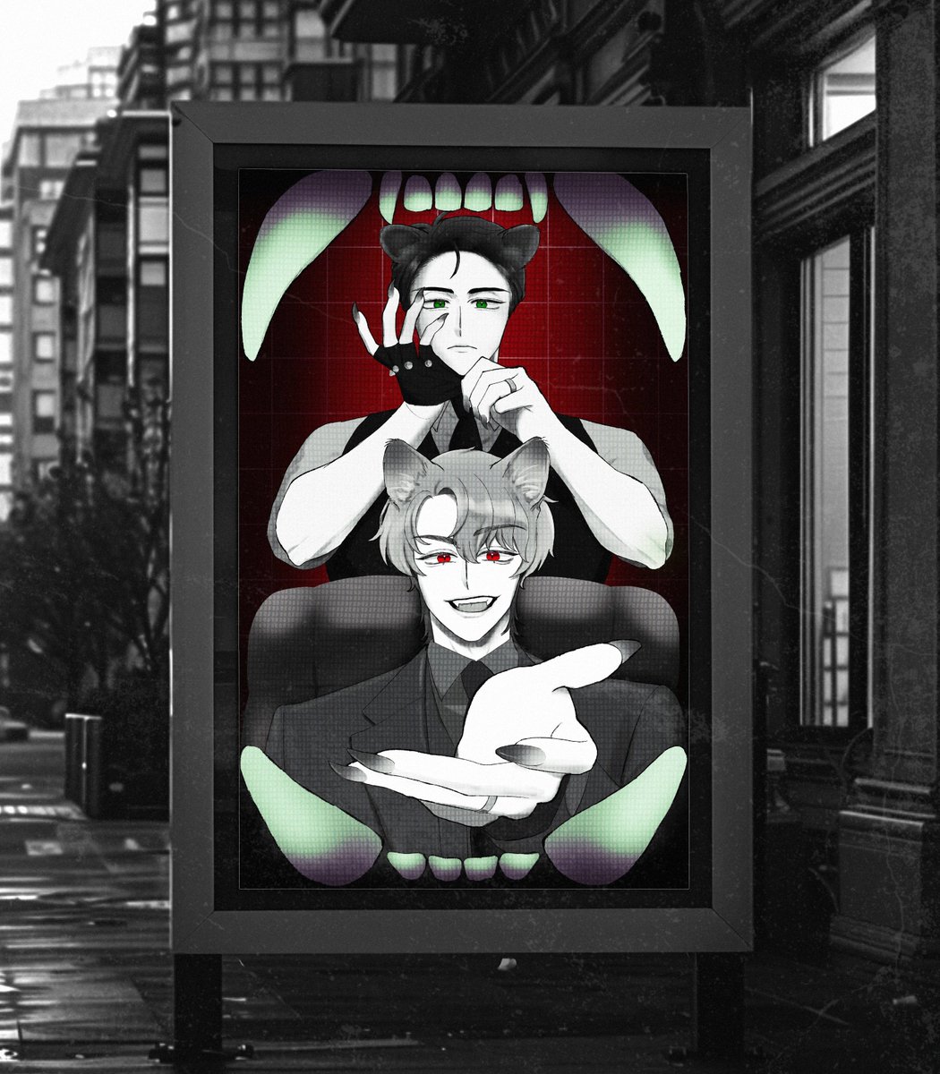 for_EHM4554's tweet photo. 🌃 𝐀𝐫𝐭𝐢𝐬𝐭'𝐬 𝐃𝐞𝐧

Hmin and Euno be auramaxxing like they're the biggest predators in the room... but in reality they're just hunting each other. 😏🐻🐺

@Umino_a_5 is actually insane (affectionately) for feeding us this dynamic. 😭🙏

#UntamedEntwined
#hamgeung
#함긍 https://t.co/Q4PJF3XDJQ