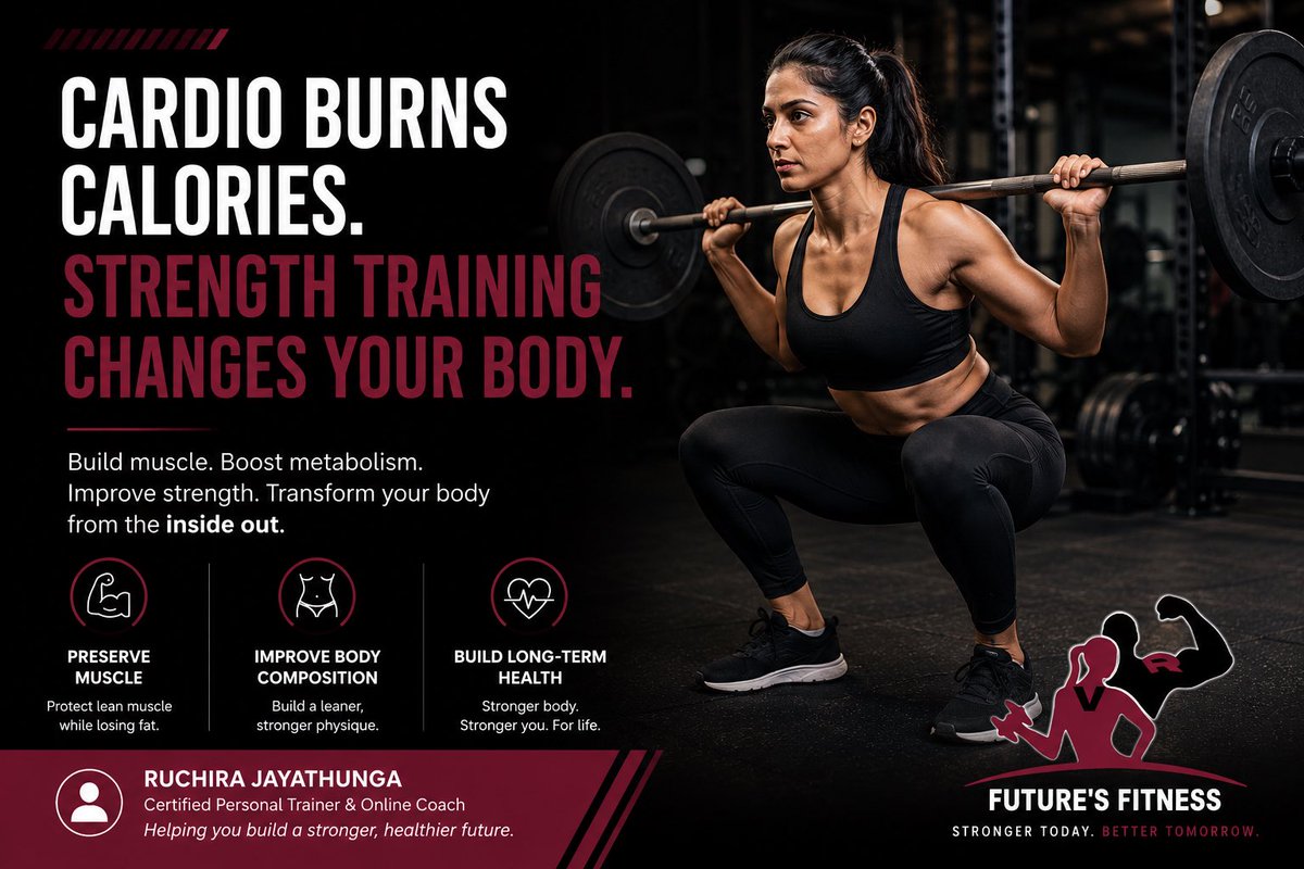 Ruchirarpj's tweet photo. Don’t just chase a smaller body.

Build a stronger one.

Strength isn’t just about lifting weights.

It’s about creating a healthier, more confident version of yourself.

💪 VR Future’s Fitness https://t.co/BGzJkSQqIk