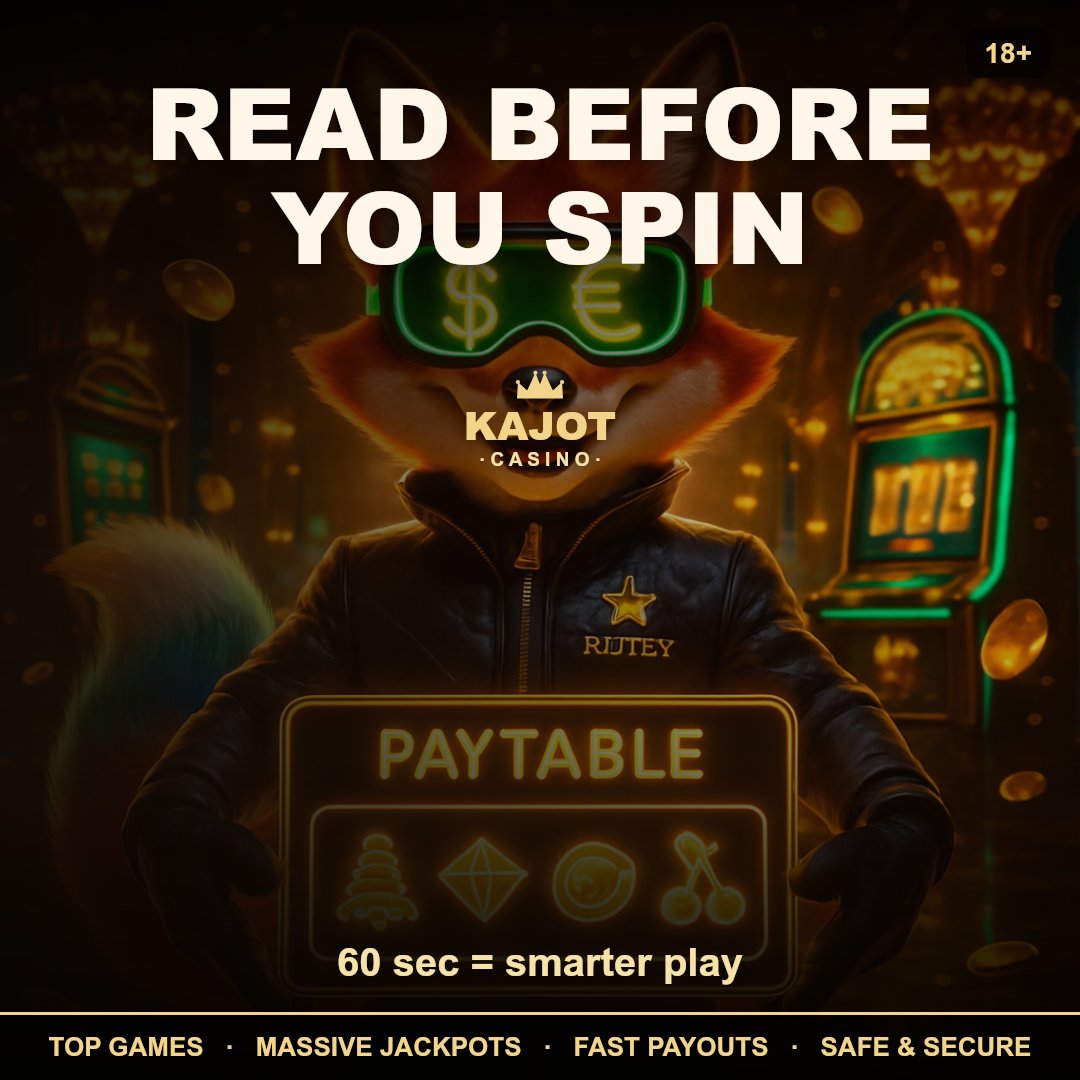 Keszler_Moritz's tweet photo. Most players never check this — the paytable. 60 seconds before you spin tells you everything about volatility and max wins. Knowledge beats luck every time. 🎰 Do you always read the paytable first or just dive straight in? #SlotTips #Kajot https://t.co/khWlqr5736