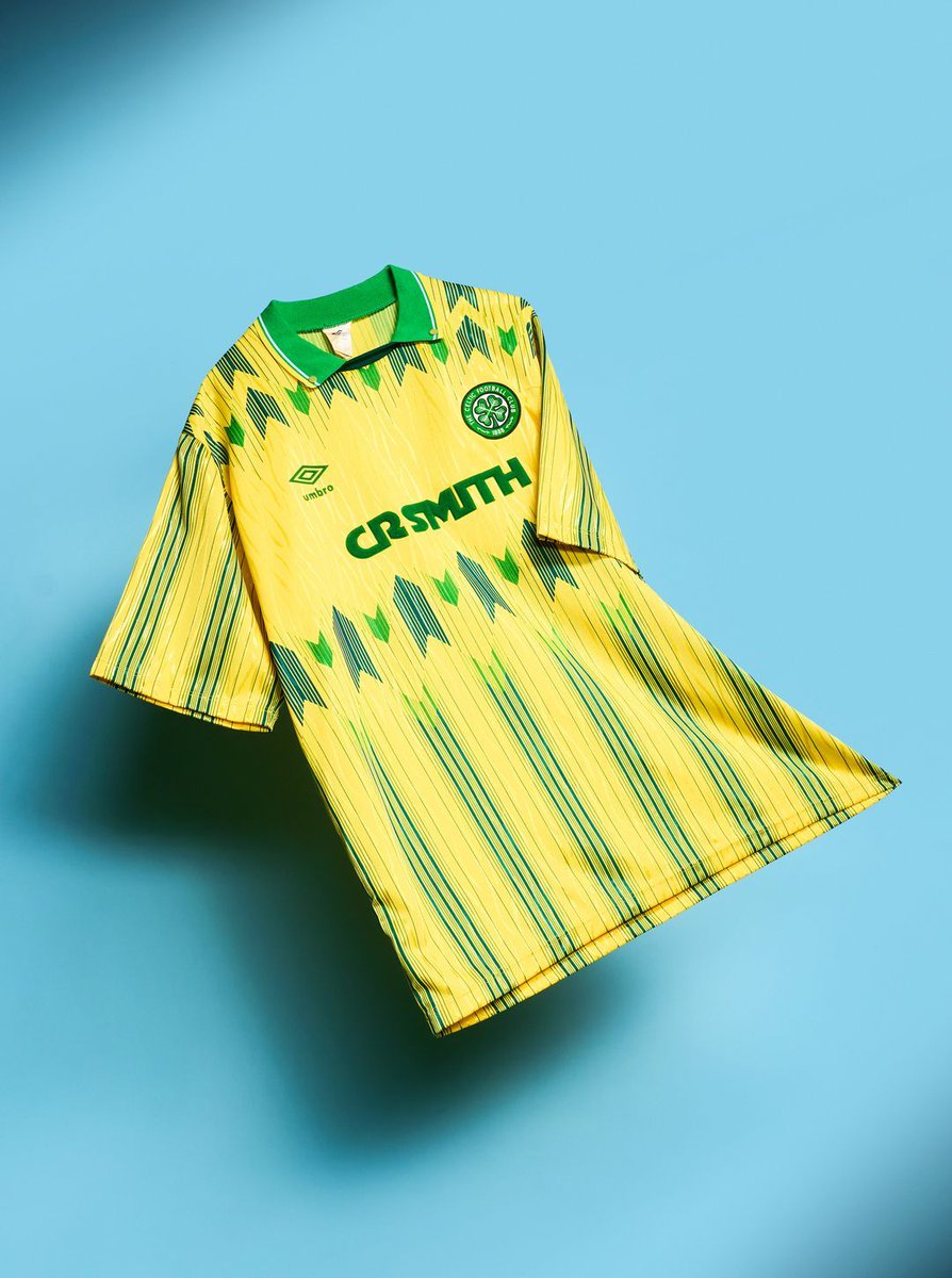 classicshirts's tweet photo. Celtic 1989 Away by Umbro 💛💚

Hitting the site on Monday at 14:00 (UK Time) in a size Large. https://t.co/n5dvlV6fZB