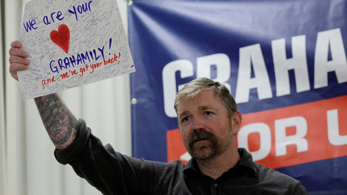 YOUR_INFOBOX's tweet photo. Democratic U.S. Senate candidate Graham Platner has officially withdrawn from Maine's Senate race after his former girlfriend accused him of rape - an allegation he strongly denies. https://t.co/7L4GrlZ56z
