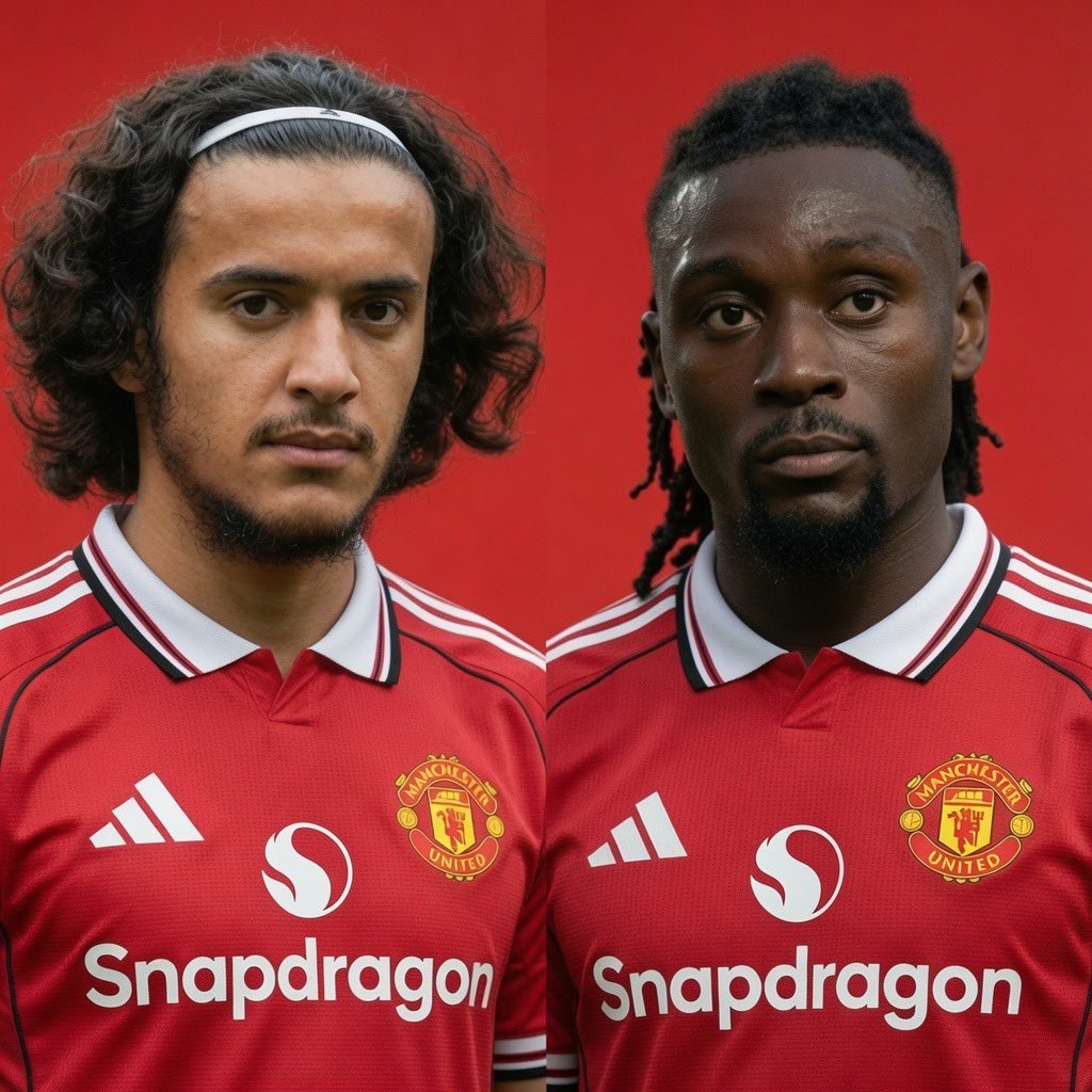 ManUtdInPidgin's tweet photo. Ayyoub Bouaddi or Manu Koné? 

Manchester United fans, which midfielder you wan see at our club this summer ⬇️ https://t.co/BiicF6ggrL