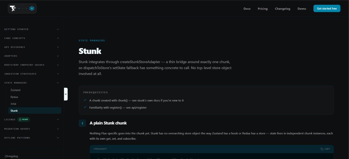 abdullah_teslim's tweet photo. One of the are state managers  flux supports , Flux is a native sync engine that helps reduce your server cost and drive your application to a stress free functional offline we application 

Flux would be here soon 

Stay tuned ✍️

@gdglagos  @Tsworldtech @thegeekcircleX https://t.co/7lop6mKSwH