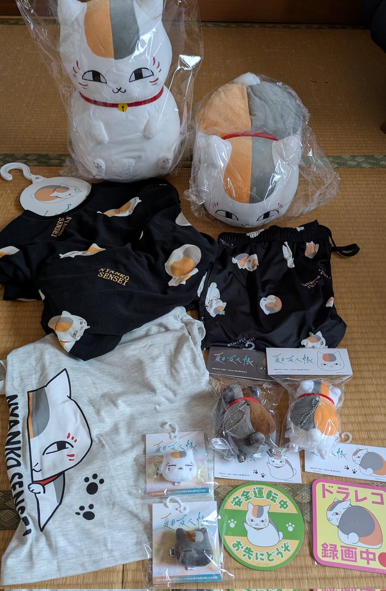 Sho_space's tweet photo. 気がついたらちょっと寝てた💦
父宅行かねば！

家で見るとニャンコ先生のティッシュケースでかい！ https://t.co/QEcUSXZ1HZ